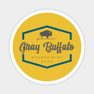 Gray Buffalo Boardriding Gear - cursive Magnet